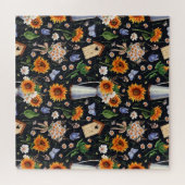 Puzzle Sunny Rustic Watercolor Motif (Horizontal)