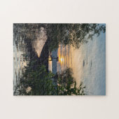 Puzzle Sunrise du bateau de pêche (Horizontal)