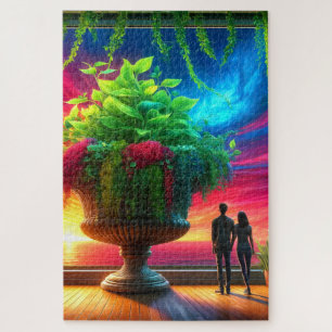 Puzzle Sunset art