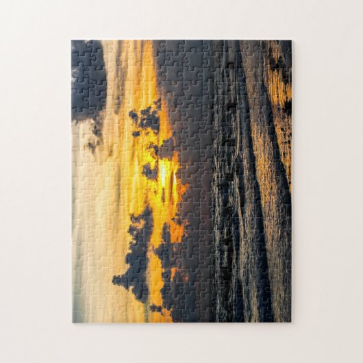 Puzzle Sunset at the beach (Vertical)