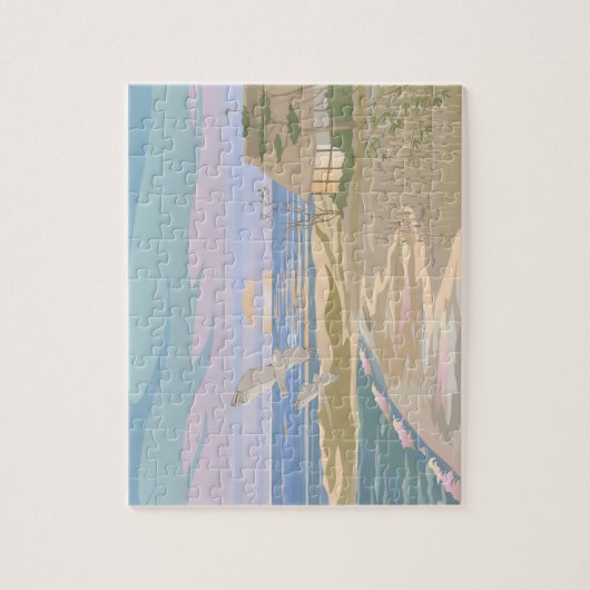 Puzzle Sunset Beach été (Vertical)