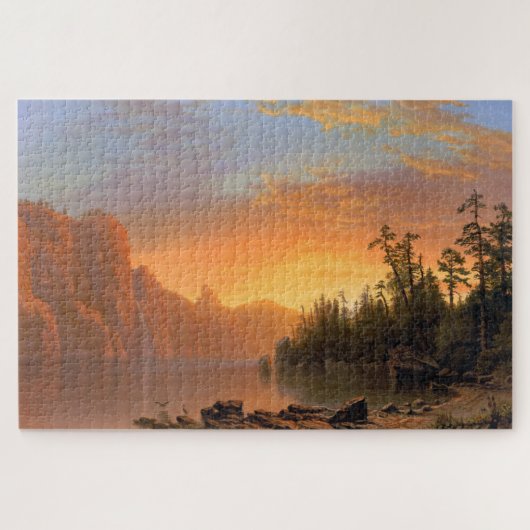 Puzzle Sunset, Californie, Albert Bierstadt (Horizontal)