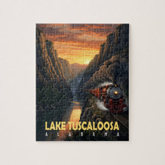 Puzzle Sunset Canyon – Lake Tuscaloosa, Alabama