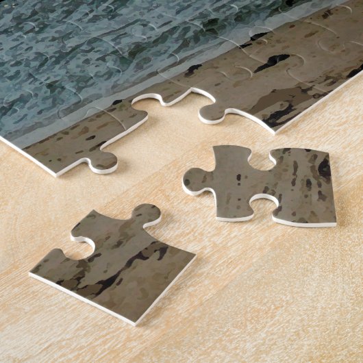 Puzzle - Sunset, Cockle Cove Beach, Cape Cod Legpuzzel (Zijkant)