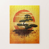 Puzzle Sunset de Bonsai Tree (Vertical)