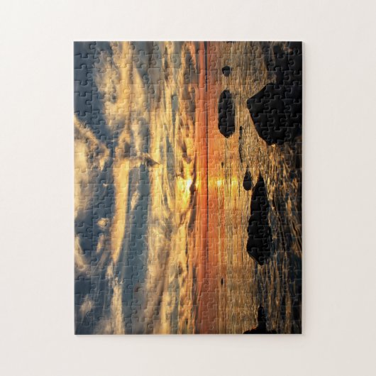 Puzzle Sunset Dorval Québec. (Vertical)