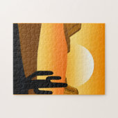 Puzzle Sunset du désert du sud-ouest avec Mesas (Horizontal)