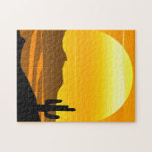 Puzzle Sunset du désert du sud-ouest avec Mesas (Horizontal)