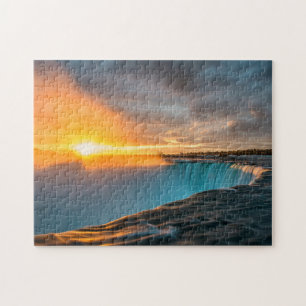 Puzzle Sunset Falls