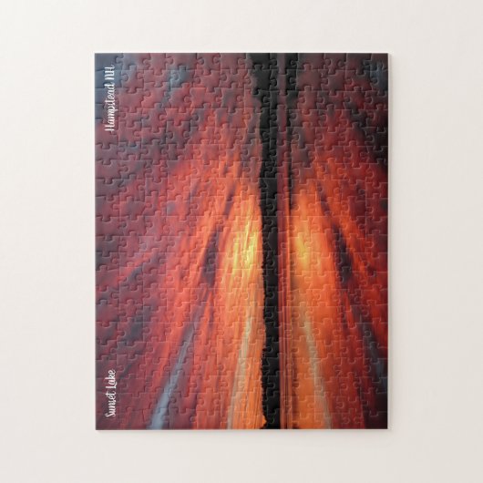 Puzzle Sunset Lake (Vertical)