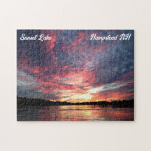 Puzzle Sunset Lake
