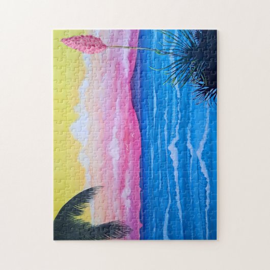 Puzzle Sunset Ocean  (Vertical)