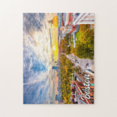 Puzzle Sunset Over Boston, Massachusetts, États-Unis (Vertical)