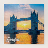 Puzzle Sunset Over London, Angleterre, Royaume-Uni (Vertical)
