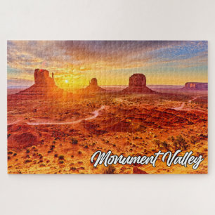 Puzzle Sunset Over Monument Valley, Arizona, États-Unis