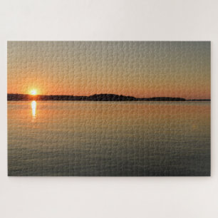 Puzzle Sunset Water Pittoresque Nature Voyager Lac Photog