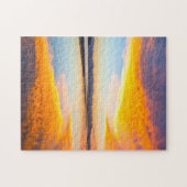 Puzzle Sunset Yellowstone. (Horizontal)