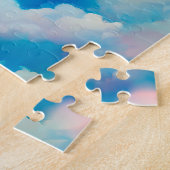 Puzzle Sunshine Ange femme ciel coloré charmant (Côté)