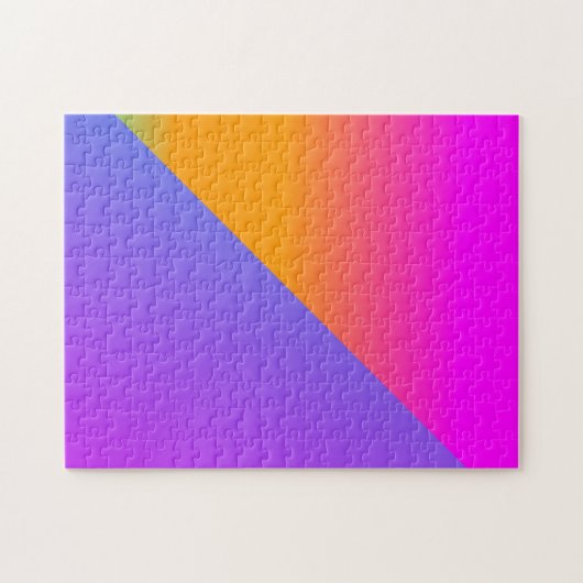 Puzzle Super Bright Two Tone Géométrique Triangle (Horizontal)