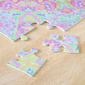 Puzzle Super Funky Boho Hippie arc-en-ciel Abstrait Manda (Côté)