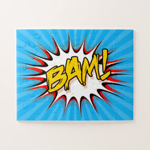 Puzzle Super Héros Classic Bam ! Bulle d'action