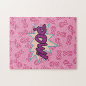 Puzzle Super héros du cancer du sein (Horizontal)