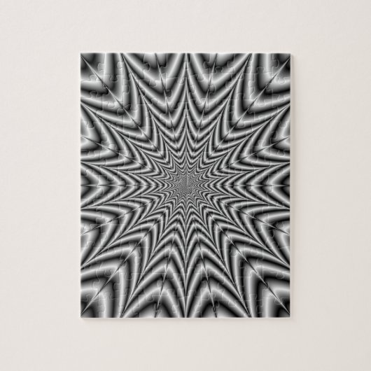 Puzzle Super Nova en noir et blanc (Vertical)