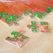 Puzzle Super spirale colorée numérique fractale Abstraite (Côté)