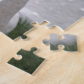 Puzzle Superbe blanc Peacock ( Paon) plein plume (Côté)