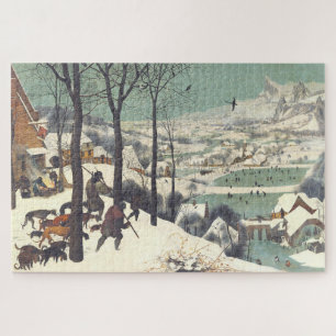 Puzzle Superbe "Chasseurs dans la neige" Pieter Bruegel 1