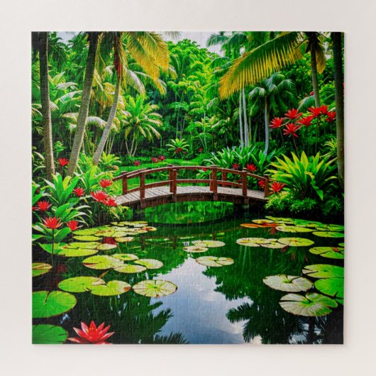 Puzzle Superbe jardin tropical (Vertical)