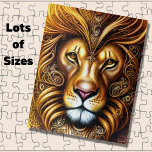 Puzzle Superbe Lion d'Or<br><div class="desc">Superbe Golden Lion - voir cette conception sur d'autres produits dans mon magasin</div>