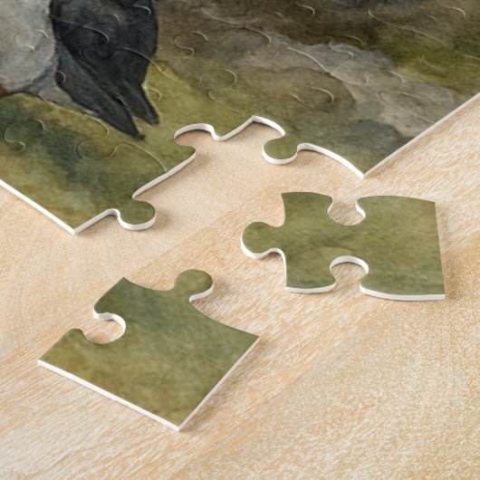 Puzzle Superbe Scène Côtière Sauvage D'Auk (Côté)