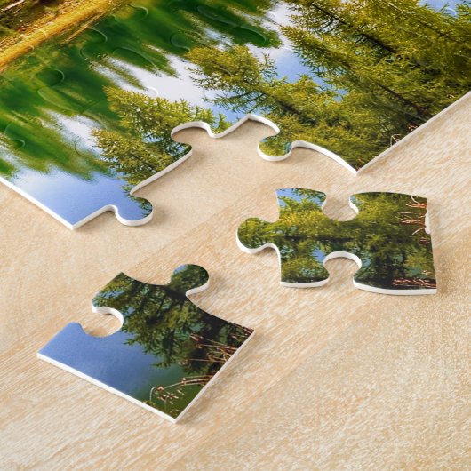 Puzzle Superbe vue Pittoresque sur les Dolomites en Itali (Côté)