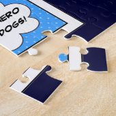 Puzzle Superhéros de berger allemand (Côté)