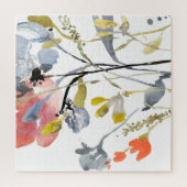 Puzzle Superposition de fleurs - Aquarelle Fleurs pastel (Vertical)