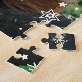 Puzzle Superposition de photo de flocon de neige minimali (Côté)