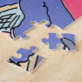 Puzzle Sur Computer Online Banking Drôle Cartoon (Côté)