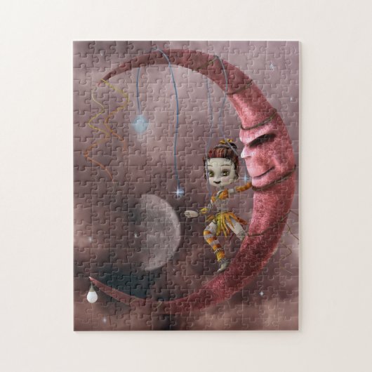 Puzzle sur la lune (Vertical)