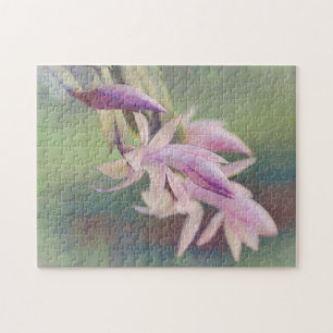 Puzzle sur la nature et l'art de la fleur de cactu