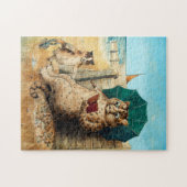 Puzzle Sur La Plage, Louis Wain (Horizontal)