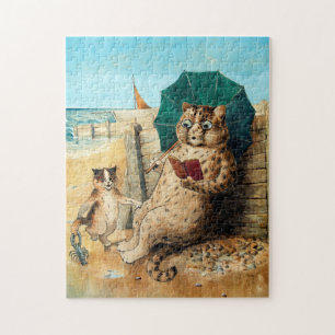 Puzzle Sur La Plage, Louis Wain
