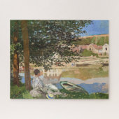 Puzzle Sur la rive de la Seine par Monet (Horizontal)