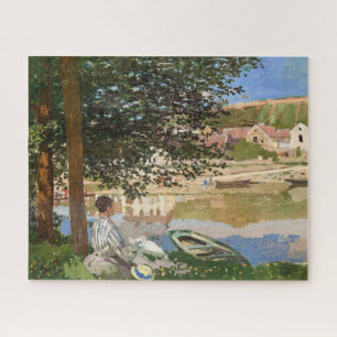 Puzzle Sur la rive de la Seine par Monet