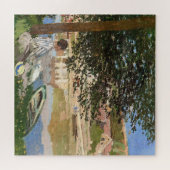 Puzzle Sur la rive de la Seine par Monet (Horizontal)