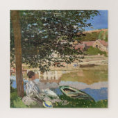 Puzzle Sur la rive de la Seine par Monet (Vertical)