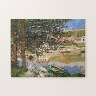 Puzzle Sur la rive de la Seine par Monet