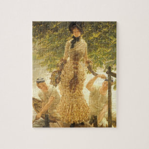 Puzzle Sur la Tamise par James Tissot, réalisme Vintage