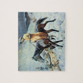 Puzzle Sur la traînée (huile sur la toile) (Vertical)