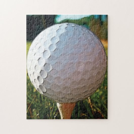 Puzzle Sur Le Golf Du Tee (Vertical)